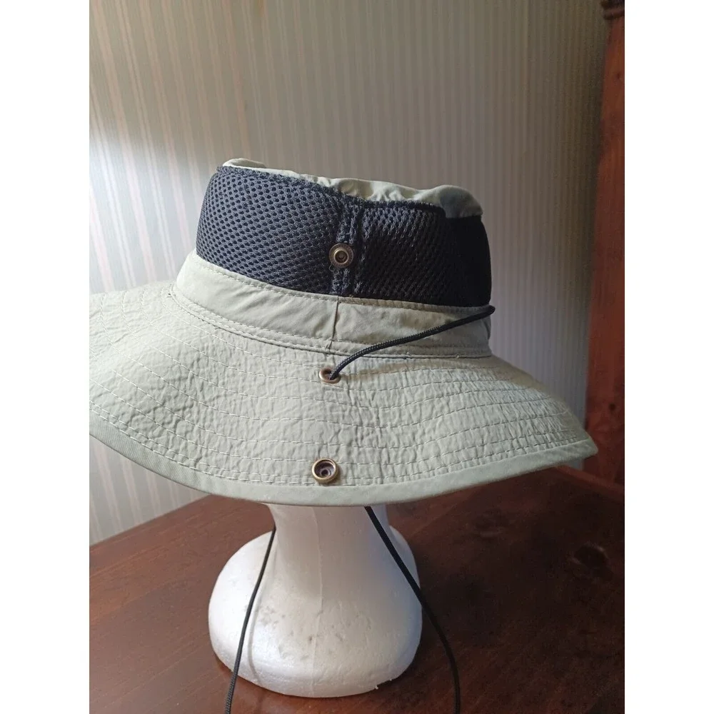 Field & Stream Size M Nylon Body/Poly Mesh Snap Brim Boonie Hat with Drawstring